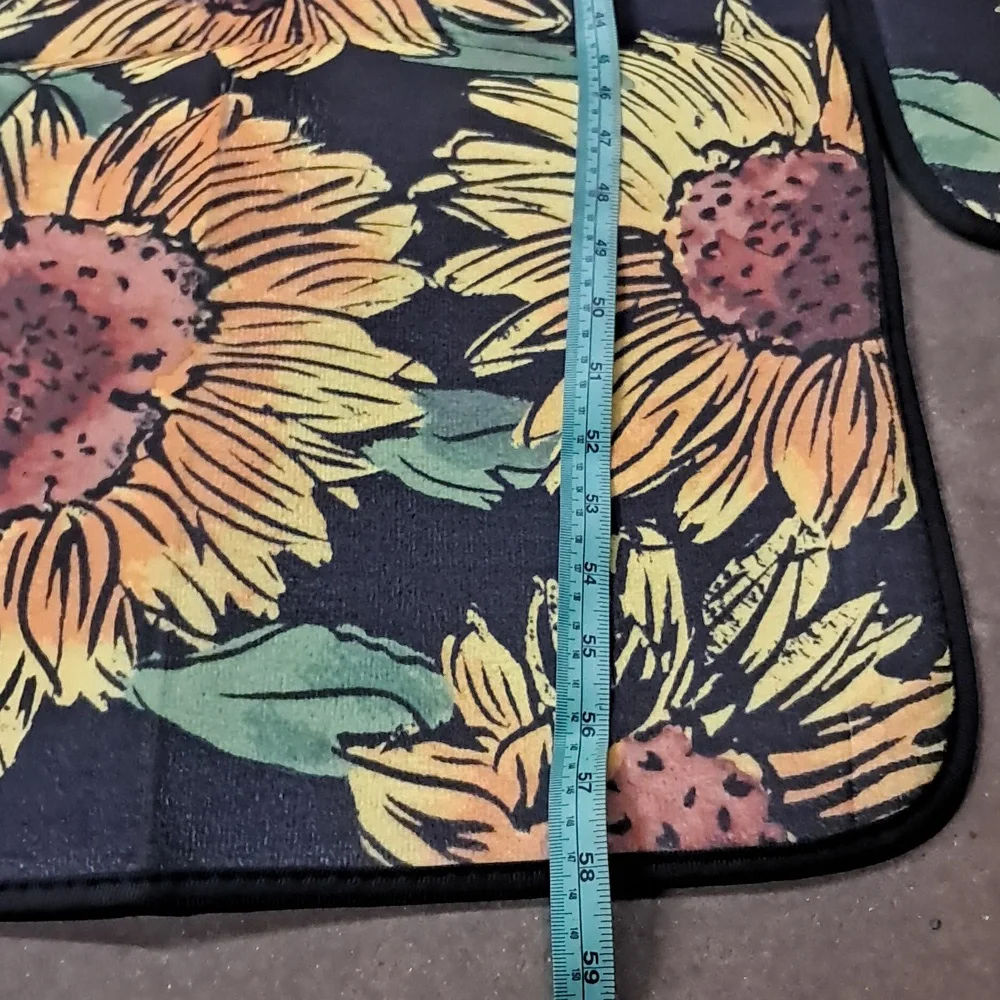NWT 2 Pc. Sunflower Rugs